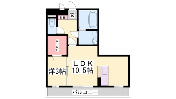 セジュール白浜　A棟の物件間取画像